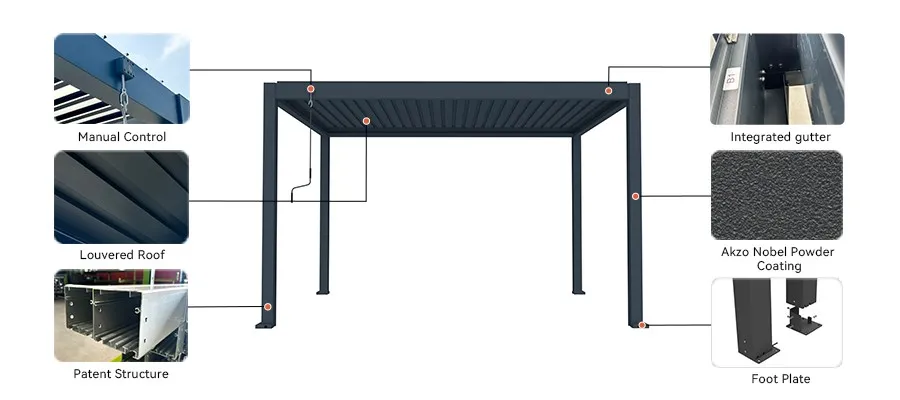 25109-metal aluminum pergola-1 25109-metal aluminum pergola-1