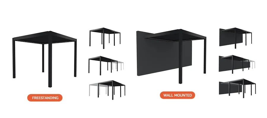 2622-10x10 pergola with shade-2 2622-10x10 pergola with shade-2