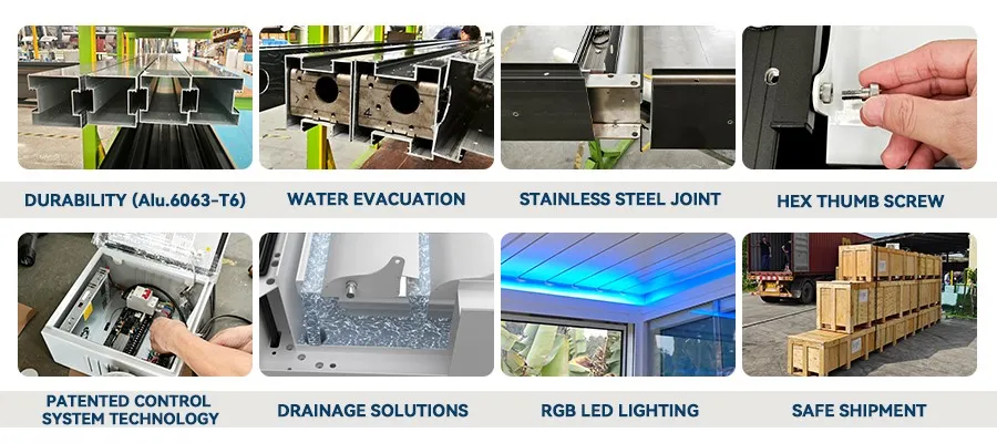2633-Louvered pergola with LED lighting-2 2633-Louvered pergola with LED lighting-2