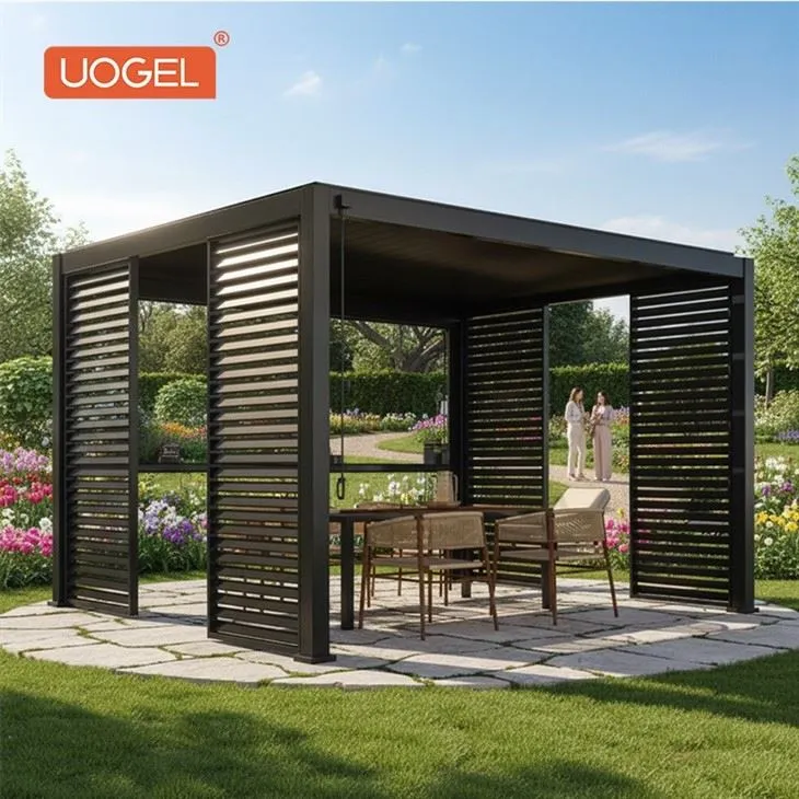 26.2.28-Waterproof louvered pergola kit-1